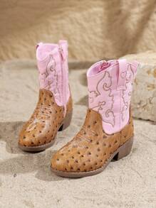 1 Pair Girls' Multi-Match Autumn/Winter Thigh High Anti-Slip Princess Boots