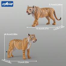 North American Forest Animal Figurines Educational Toy Cake Toppers,Realistic Jungle Animal Set, Christmas Birthday Gift For Kids Toddlers, Includes Elephant,Camel,Giraffe,Tiger Lion,Panda,Bear,Deer,Hippo,Rhino,Raccoon,Lynx,Wolf,Eagle,Beaver, Rabbit,Beaver,Bald Eagle, And More