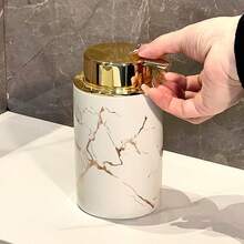 Luksusowa butelka na mydło w płynie do rąk, butelka z pompką do żelu pod prysznic, szamponu, płynu do mycia naczyń, detergentu do prania z powrotem do szkoły