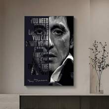 1pc,Movie Posters Wall Art,Vibrant And Fashionable Movie Quotes Party Decor Room,Movie Character Portrait Lovers Style Aesthetic