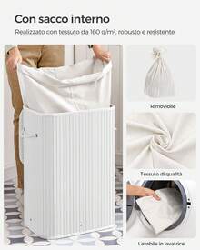 Laundry Baskets - White - View 4