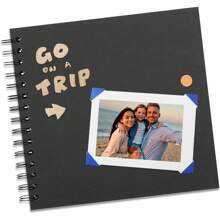 1 Peça Álbum de Fotos Scrapbook DIY de 7x7 Polegadas, Papel Kraft em Branco, Scrapbook com 20 Folhas, Livro de Memórias para Casamento, Família, de Volta às Aulas, Suprimentos Escolares