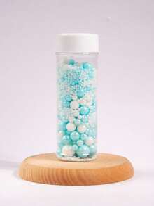 Round White Pearl Sugar Sprinkles, Suitable For Decorating Ice Cream, Cupcakes, Baking, Cookies, Cakes For Weddings, Birthday Parties, Christmas Parties. For Decoration Only, Not Edible - Multicolor - View 24