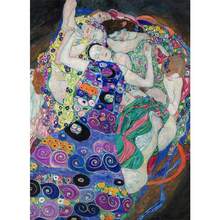 1 件/3 件墙面艺术海报可选框架现代经典古斯塔夫·克里姆特家族名画《泪之吻》金色现代海报印刷墙面艺术画可用于房间装饰画 - 彩色 - 查看 20