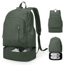 Mochila Escolar de Grande Capacidade 50 x 34 x 19 cm com Vários Bolsos para Estudantes do Ensino Médio e Universitários, Mochila para Laptop de 14-15,6 polegadas para Meninas e Meninos, Mochila de Viagem com Compartimento para Sapatos, Bolsa de Viagem Unissex com Alça Ajustável, Mochila para Transporte Aprovada para Voo, Mochila Essencial para Viagem, Trabalho, Transporte Escolar, Versões Novas e Antigas Enviadas Aleatoriamente