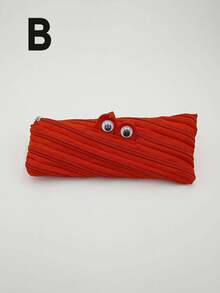 1 件装怪物铅笔盒，适用于学校、大学和办公室铅笔袋、返校、圣诞节礼物