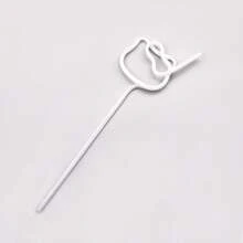 Sanrio 4 piezas de mangueras de pajita de colores de Hello Kitty, accesorios de taza rotatorios y reutilizables, pajitas, lindas bebidas de verano para despedidas de soltera, cubiertas de pajitas, vajilla rosa, fiesta de ducha para la novia, útiles escolares