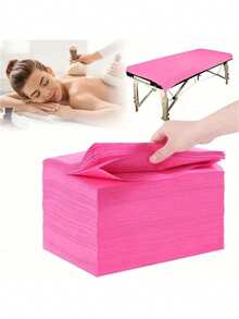 10/20/30/50pcs Disposable Bed Sheets For Beauty Salon Spa Use, Thickened SMS Breathable Disposable Hotel Bed Sheets For Travel - Multicolor - View 10