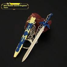 1 件 2025 新塞尔达王国之泪链接大师剑和海利亚盾 7 件宝藏武器迷你钥匙扣吊坠 - 生日礼物、复活节礼物、情人节礼物、玩具、新品畅销书、情侣玩具、角色扮演玩具、武器模型、游戏武器 - 彩色 - 查看 9