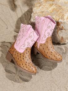 1 Pair Girls' Multi-Match Autumn/Winter Thigh High Anti-Slip Princess Boots
