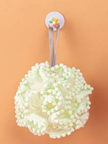 1 件大尺寸去角质沐浴海绵，泡沫柔软丰富，耐用 - 粉色 - 查看 7