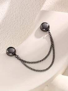 2pcs Elegant Pairs Of Trousers And Magnetic Cuffs, Adjustable, Detachable And Durable Alloy Material, Leg Fasteners, Rolled-Up Leg Fasteners And Collar Fasteners, Seamless Magnetic Fasteners For The Hem Of Short T-Shirts, Fashionable Outdoor Accessories For Both Men And Women