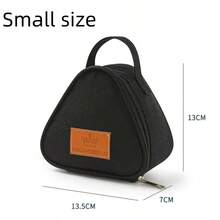 1个保温午餐袋，三角便当袋，牛奶三明治鸡蛋早餐/午餐袋（颜色随机） - 彩色 - 查看 3