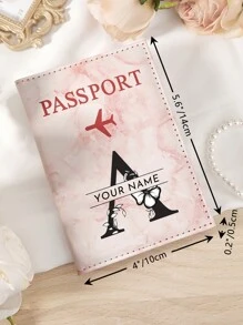 1 Peça Carteira Personalizada com Assinatura, Carteira com Design de Assinatura Personalizada, Carteira Personalizada com Assinatura, Carteira Personalizada com Assinatura, 1 Capa de Passaporte de Couro PU de Cor Sólida com Letras em Relevo, Organizador de Documentos de Viagem de Negócios, Bolsa de Viagem Essencial, Material Escolar, Volta às Aulas, Presente Escolar, Para Escritório, Para Escola, Para Sala de Aula, Para Presentes de Professor, Para Universidade, Para Colegas, Para Dormitórios, Para Professores, Para Meninos e Meninas, Para Adolescentes, Estudantes do Ensino Fundamental, Estudantes do Ensino Médio, Estudantes do Ensino Médio, Estudantes Universitários, Calouro, Veterano, Alunos de Graduação