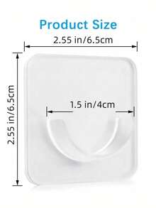 8个透明浴帘杆支架，免打孔浴室浴帘杆支架，浴帘杆固定钩，门帘杆支架配件，浴室淋浴小配件，浴帘杆自粘钩支架，多功能钥匙架，毛巾杆夹，扣环，厨房置物架扣环，门钩