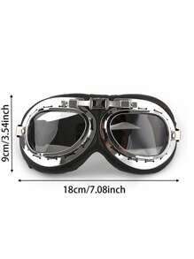 Harley-Style Motorcycle Goggles Anti-Wind Eyewear, Suitable For Automotive, Off-Road, Outdoor Sports, Cycling, Riding
