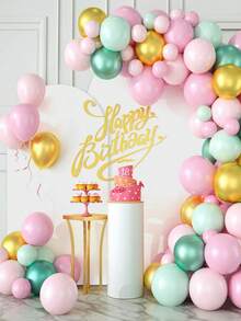 1 套/金属拱门背景支架套装带盖人造花拱门装饰(约 2m+1.8m)金色婚礼拱门支架气球拱门框架适用于生日派对性别揭晓仪式万圣节圣诞节周年纪念拱门装饰用品 - 彩色 - 查看 6