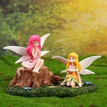 4 piezas Figuras decorativas creativas y lindas de hadas - Multicolor - Ver 5
