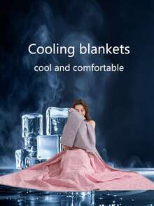 1 chiếc chăn làm mát màu trơn, họa tiết hình thoi và hoa văn, tối giản và thời trang / Chất liệu vải thoáng mát / Viền chần bông gia cố / Mang lại cảm giác mát mẻ và thoải mái cho người nhạy cảm với nhiệt, có thể giặt máy, nhẹ và dễ mang theo, phù hợp cho nhiều dịp. - Đậu phụ nhạt - Xem 5