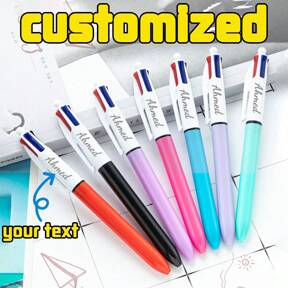Ensemble de 36 pièces de stylos à bille multicolores personnalisés, stylos à 4 couleurs, stylo infirmière rétractable mignon, stylo 4 en 1 convenant pour l'école, les étudiants, les notes d'infirmière, les tableaux blancs, les fournitures de bureau, les cadeaux de vacances, la rentrée scolaire, les fournitures scolaires, multifonctionnel, décoratif, réutilisable, moderne, coloré, mignon, vintage, dessin animé, kawaii, personnalisé, personnalisé, unique, personnalisé, travailleurs, clients, étudiants, pour les affaires/le travail/le bureau, pour l'école, les fournitures scolaires, la rentrée scolaire, pour le bureau, pour l'école, pour la salle de classe, pour les cadeaux d'enseignants, pour l'université, pour les collègues, pour les chambres d'étudiants, pour les enseignants, pour les garçons et les filles, pour les adolescents, les élèves de collège, les élèves de lycée, les étudiants universitaires, les étudiants de première année, les étudiants de deuxième année, les élèves des clas