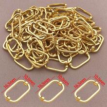 2/4/6件18K镀金珠框双孔框隔珠长方形空心隔珠适用于串珠DIY耳环手链项链珠宝工艺品制作 - 彩色 - 查看 6