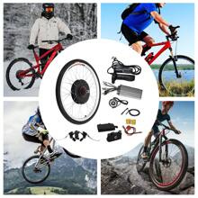 RibasuBB 1000W Brushless Gear Hub Motor Kit For 26-Inch Bikes, High-Speed Rear Wheel Conversion With Adjustable Speed And Pedal Assistant Sensor