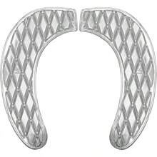 Cojín de gel para asiento de inodoro, cojín elevador acolchado lavable para inodoros y sillas de inodoro, máximo alivio del dolor, confort y soporte, almohadilla adhesiva en forma de rosquilla para personas mayores y discapacitadas, color blanco, redondo - claro - Ver 1