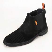 Botina Masculino Bota Texana Vaquejada Couro Country Confortável, bota chelsea masculina preta