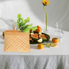 2 Piezas Cestas tejidas para colgar en la pared, cestas colgantes de cocina, cestas tejidas para colgar objetos varios - 1 - Ver 6
