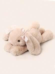 Juguete de peluche suave de 35 cm/13.77 pulgadas de conejo Jimny de oreja larga y estilo lindo, muñeco de conejo divertido como compañero de bebé, decoración de habitación, regalo creativo para niños, fiesta de cumpleaños, decoración de habitación de niñas