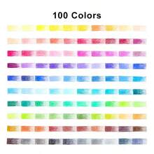 Mobee 100 culori creioane colorate set creioane colorate profesionale culoare personalizată creioane colorate acuarelă pictură creioane colorate artist