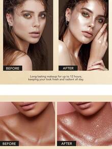 1 件珠光液体身体高光笔，可用于面部、锁骨和身体轮廓 - 彩色 - 查看 6