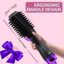 Hot Air Comb For Styling, Volume And Straightening - Curling Comb In One Go, Professional Salon Hairdressing Tool, Fast Drying, Anti-Frizz, Achieve Salon Effect At Home, Best Gift For Women - US A Type Plug(110-127V) - View 3