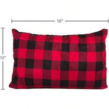 TETON Sports Almohada de campamento perfecta para cualquier momento que viajes; Camping, mochilero, aviones y viajes por carretera; Almohada cómoda para cuello y apoyo lumbar; usted puede llevarlo a cualquier lugar; almohada lavable - Negro - Ver 6