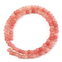 1 peça, aproximadamente 88 peças, contas redondas planas de vidro bicolores, 6x4 mm, multiestilos, moda casual, fofas, coloridas, feitas à mão, faça você mesmo, para pulseira, colar, joia, pingente, berloque de celular, chaveiro, contas de atacado