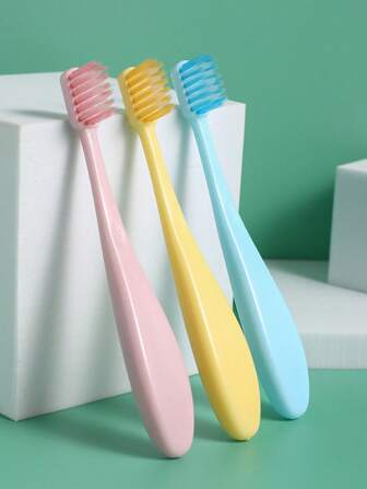 Babytandenborstel voor 2-6 jaar, bescherming van het tandvlees van baby's, gebruik van ultrazachte flosdraad, zachte borstelharen voor kinderen, 2-6 jaar, zachte borstelharen in snoepkleur, kleine borstelkop, bescherming van het tandvlees