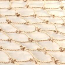 Vintage Style Jute Rope Net As A Natural Plant Support, Suitable For Climbing Plants And Beans, Outdoor Garden Decoration, Suitable As An Indoor Plant Stand, Home Decoration, Simple Garden Fence