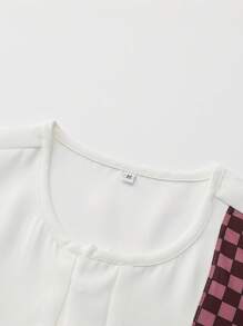 Conjunto de 2 piezas de túnica africana para hombre con camisa de manga corta con efecto de empalme y pantalones casuales - Vestimenta tradicional elegante para fiestas y festivales