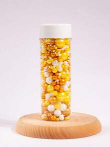 Round White Pearl Sugar Sprinkles, Suitable For Decorating Ice Cream, Cupcakes, Baking, Cookies, Cakes For Weddings, Birthday Parties, Christmas Parties. For Decoration Only, Not Edible - Multicolor - View 27