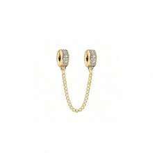 1 件幸运符夹扣珠定位扣吊坠球适合欧美手链女士珠宝 - 安全鏈 - 查看 4