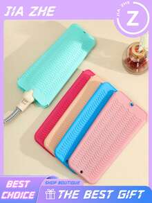 Bộ 1 tấm lót silicon chịu nhiệt, túi đựng máy duỗi tóc, túi đựng mỹ phẩm, túi trang điểm mini, hộp đựng dụng cụ làm tóc du lịch, thích hợp cho máy duỗi tóc, máy uốn tóc, máy tạo sóng, dụng cụ salon, hộp đựng cọ trang điểm du lịch, hộp đựng mỹ phẩm, túi trang điểm, đồ dùng cần thiết khi đi du lịch, phụ kiện nữ, đồ dùng du lịch - Nhiều màu - Xem 8