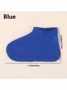 可重复使用防水防滑鞋套,乳胶户外雨靴防水鞋套,有效防雨。多种颜色可选,防水防尘硅胶雨鞋套。 - 彩色 - 查看 9