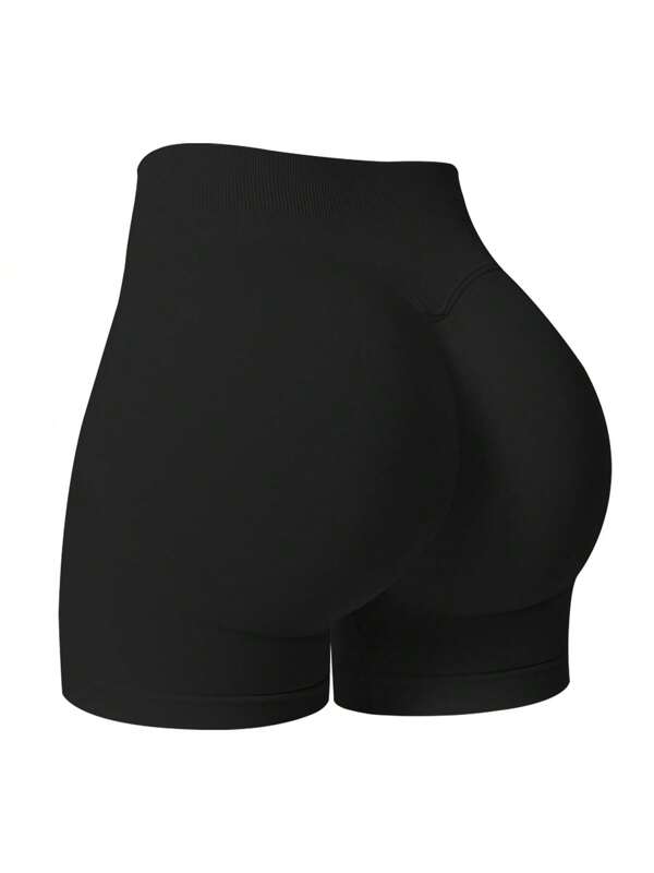 NcmRyu Women's Seamless Lifting & Shaping Gym Sports Shorts