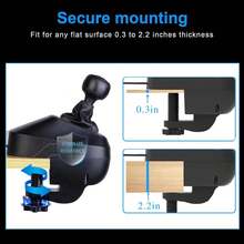 DOYO PC USB Simulator Gear Shifter | Compatible With G29 G27 G25 G920 T300RS/GT | Six-Speed H Pattern With Reverse | Ideal  Compatible With ATS ETS WRC Sim Racing Games - 黑色 - 查看 6