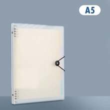 A5/B5 Ring Binder - Plastic Folder With 60 Included Papers, 2 Color Options,Back To School,School Supplies