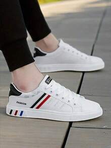 Men Sneakers - White and Red - View 6