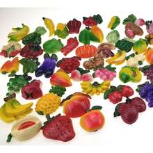 12 Piezas Aleatorias de Imanes Creativos 3D de Resina de Frutas y Verduras para Refrigerador, Decoración Divertida y Linda, Accesorios de Imán para Refrigerador, Oficina, Escuela, Imán para Pizarra Blanca (12 Estilos Aleatorios (Verduras y Frutas)) - Verduras al azar de 12 estilos - Ver 11