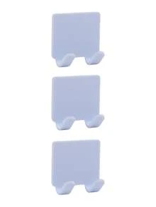 3 szt. wielofunkcyjne ręczne haczyki na maszynki do golenia, mocny klej bez wiertarki, stojaki na organizery do maszynek do golenia z powrotem do szkoły