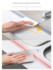 1 Piece Of Kitchen Anti-Mildew Waterproof Beautifying Tape, Kitchen And Bathroom Sink, Bathroom Sink Bathtub Gap Beautifying Tape, Self-Adhesive Waterproof And Mildew-Proof Wall Stickers Kitchen And Bathroom Gap Corner Stickers