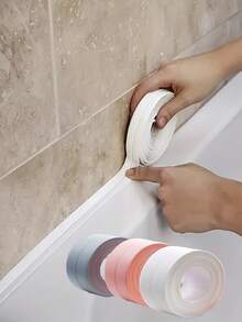 1 Piece Of Kitchen Anti-Mildew Waterproof Beautifying Tape, Kitchen And Bathroom Sink, Bathroom Sink Bathtub Gap Beautifying Tape, Self-Adhesive Waterproof And Mildew-Proof Wall Stickers Kitchen And Bathroom Gap Corner Stickers